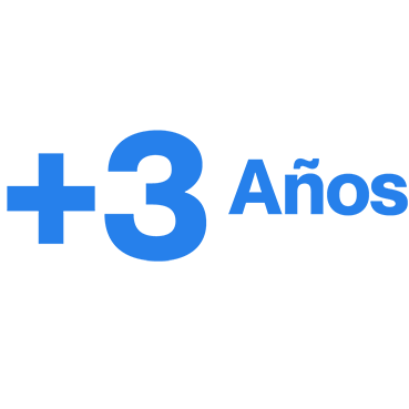 +3años